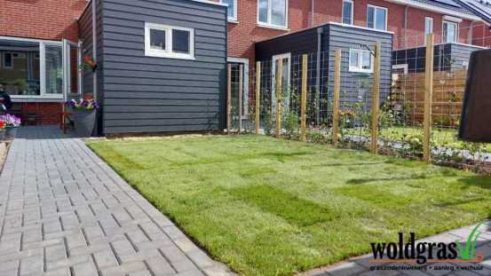 Aanleg graszoden Appingedam