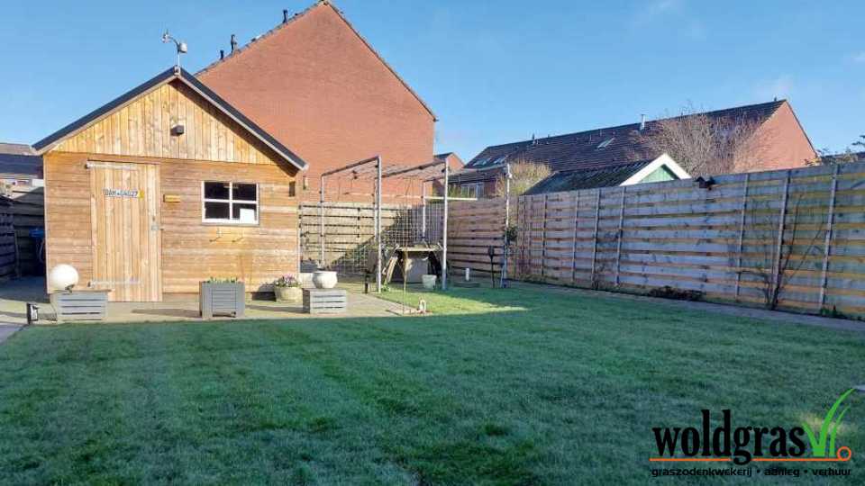 Graszoden leggen Eelde